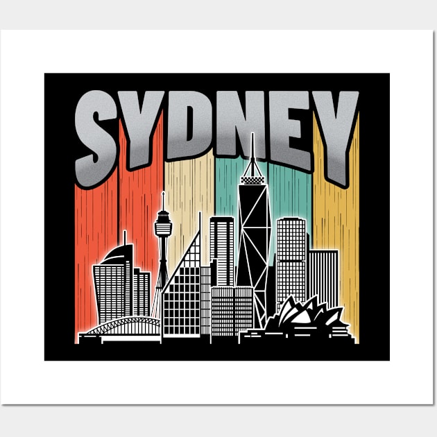 Sydney Australia Wall Art by ThyShirtProject - Affiliate